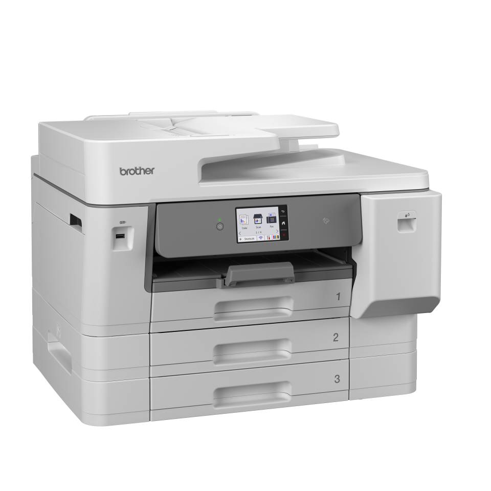 Brother MFC-J6977DW, Tintenstrahl, Farbdruck, 1200 x 4800 DPI, A3, Direktdruck, Weiß, Grau