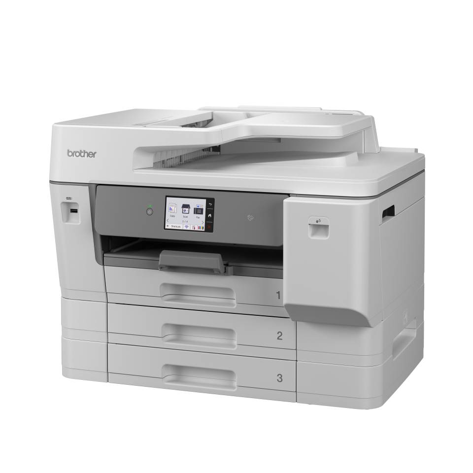 Brother MFC-J6977DW, Tintenstrahl, Farbdruck, 1200 x 4800 DPI, A3, Direktdruck, Weiß, Grau