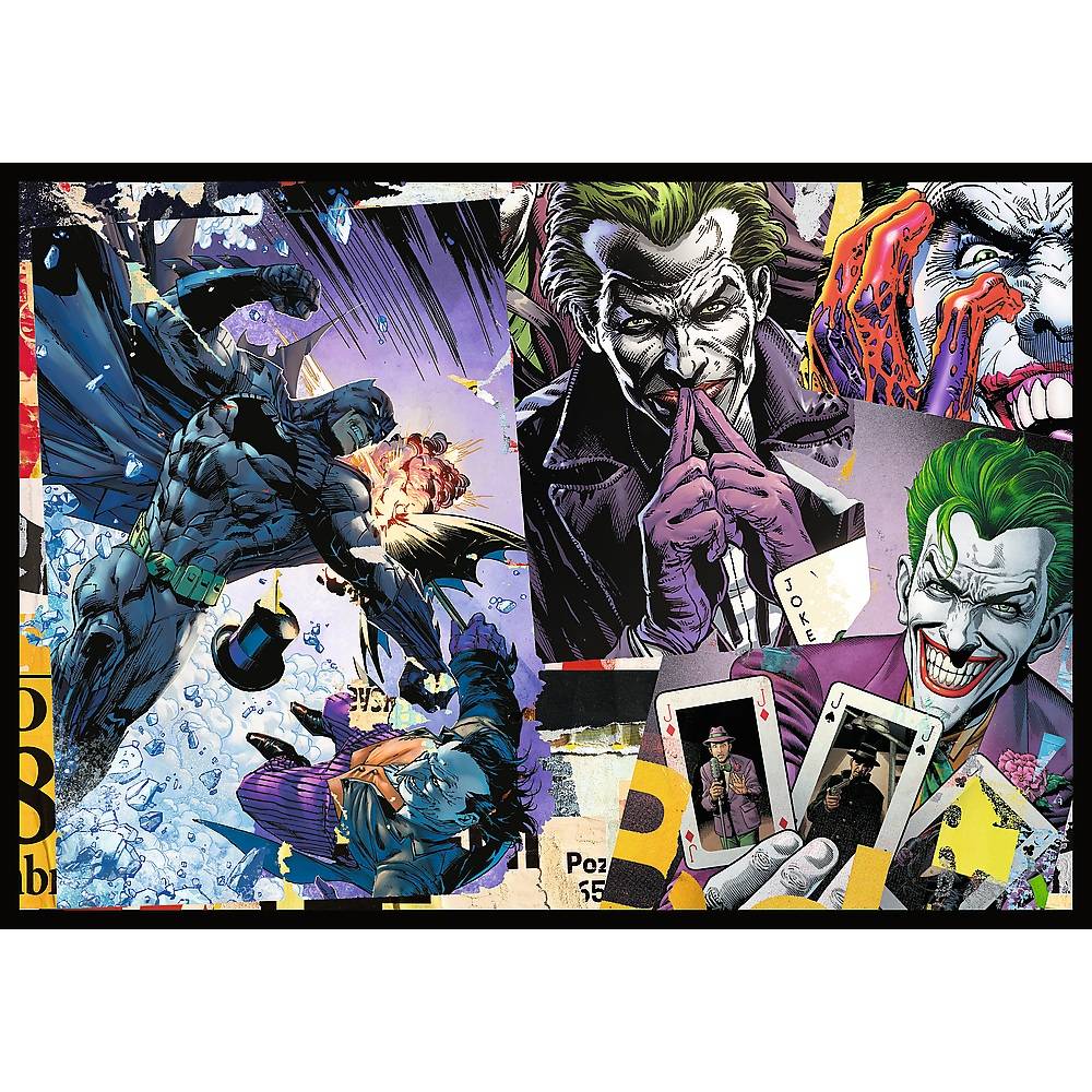 Trefl, Batman in Aktion, 4x250 Teile Puzzle