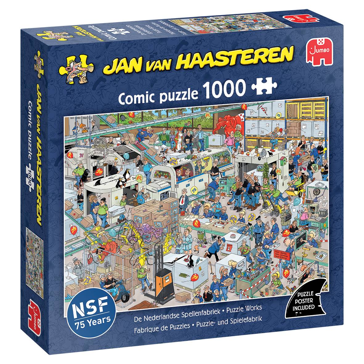Jan van Haasteren - Puzzle - und Spielefabrik 1000 Teile Puzzle