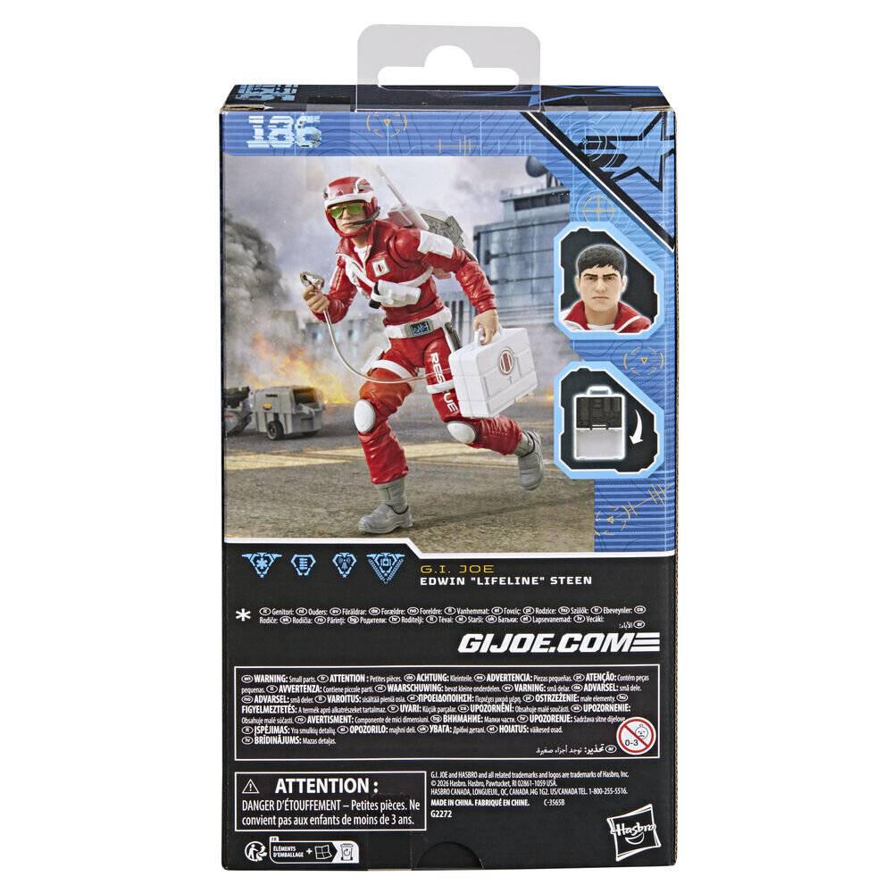 Rückseite einer G.I. Joe Actionfiguren-Box mit „G.I. Joe
