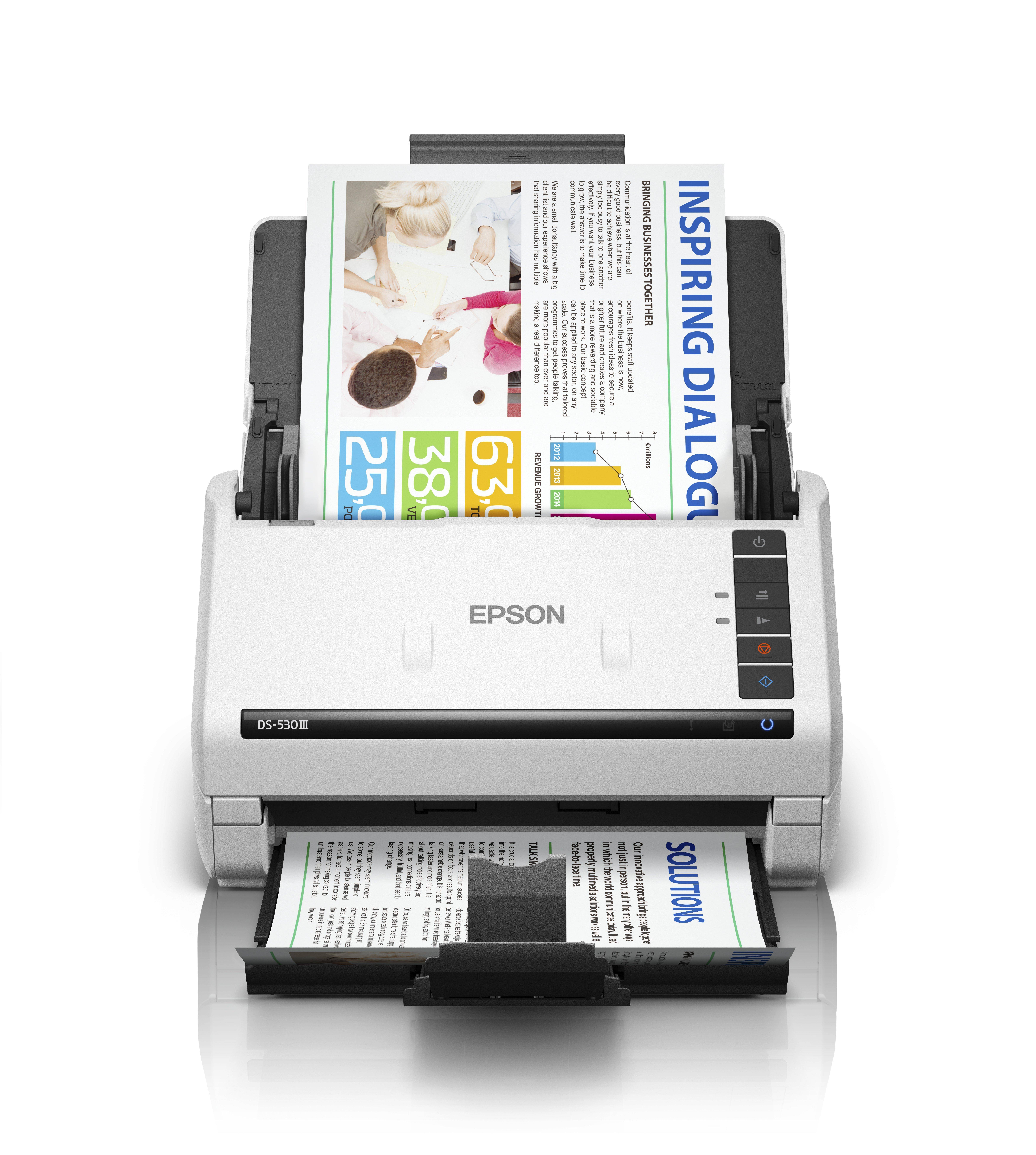 Epson WorkForce DS-530III - Dokumentenscanner - Duplex - A4 - 600 dpi x 600