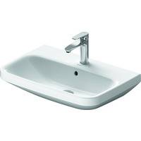 Duravit Waschtisch D-Code 2.0 WT 600x480mm, m.ÜL,m.HLB, HL 1 Weiß HG