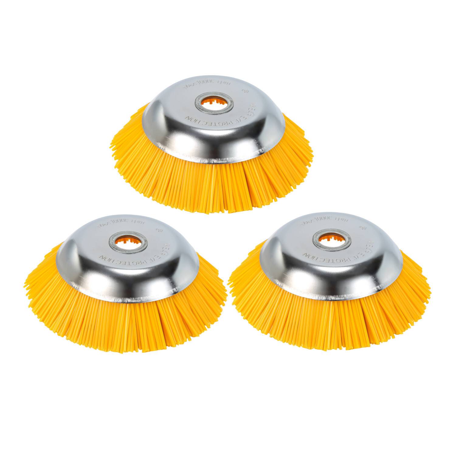 3X Unkrautbürste Garten Für Stihl Nylon Gezopft Profi 25,4x200mm 8 Zoll Trimmer