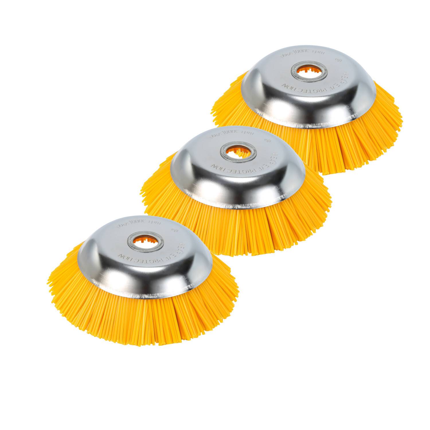 3X Unkrautbürste Garten Für Stihl Nylon Gezopft Profi 25,4x200mm 8 Zoll Trimmer