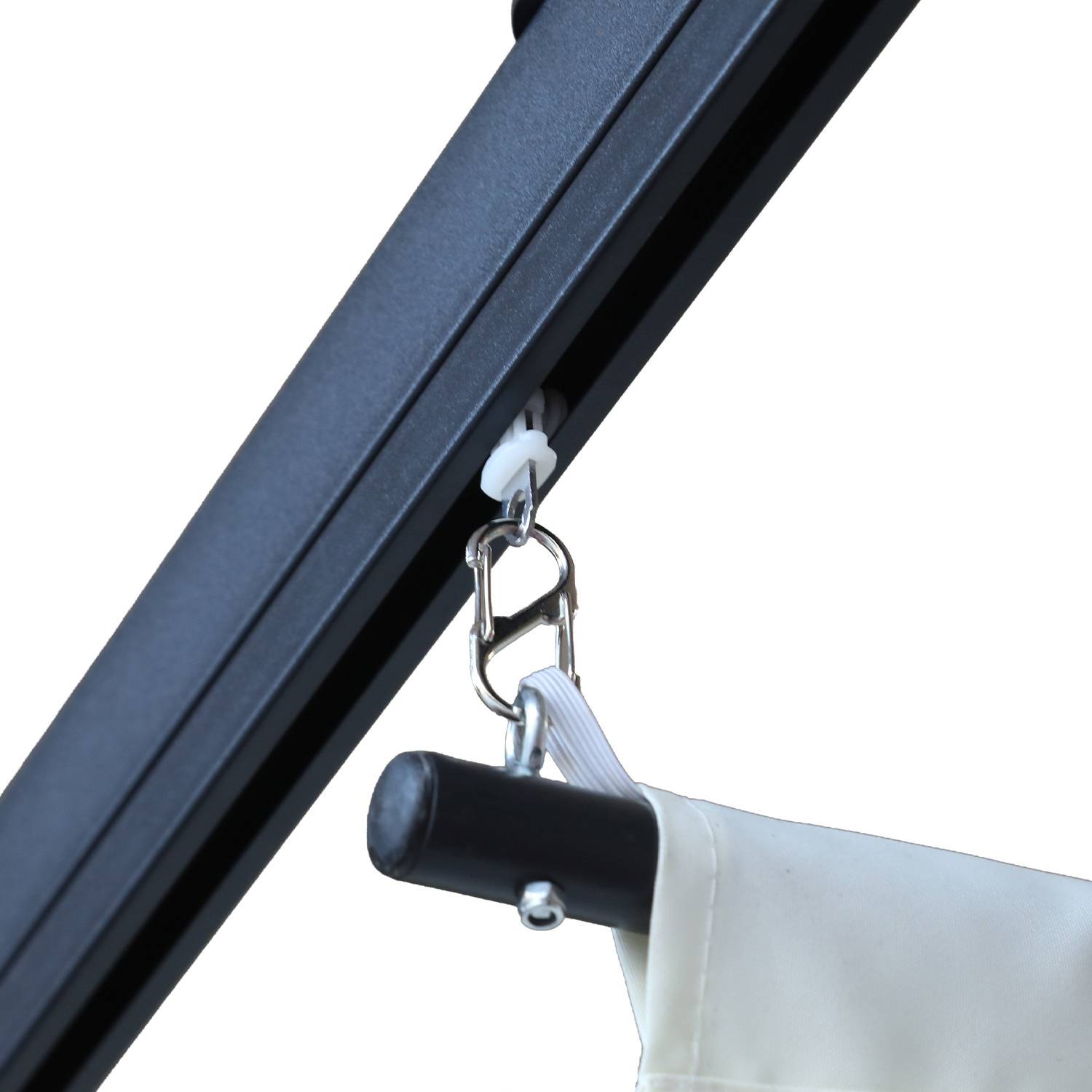 Pergola 3 x 3 m Wasserdicht Stabil Winterfest, Garten Pavillon mit Sonnenschutz uberdachung, UV-Schutz, Beige