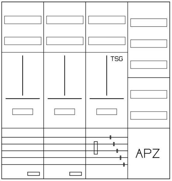 ALPHATEC Zählerschrank AZ42BSA-210