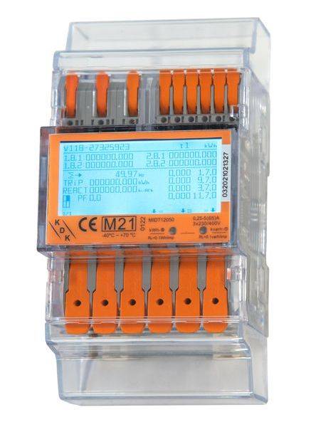 KDK Dornscheidt Hutschienen-Drehstromzähler KDK COUNT3 Push-in-CAGE_CLAMP-4Q4TE-MID