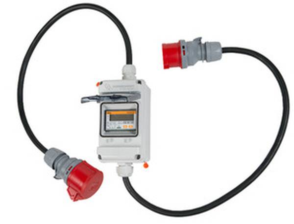 KDK Dornscheidt Drehstromzähler Stecker-Kupplung CEE 16A MID