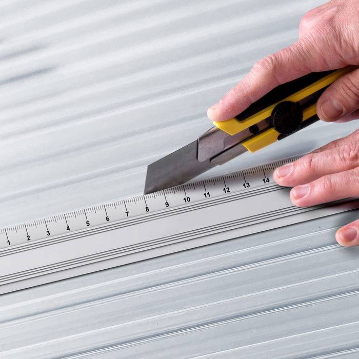 FLOORDIREKT Doppelstegplatte aus Polycarbonat - Stegplatte für Gewächshäuser - 16 mm Stärke - 60,5 x 121 cm - Transparent - 14er Set