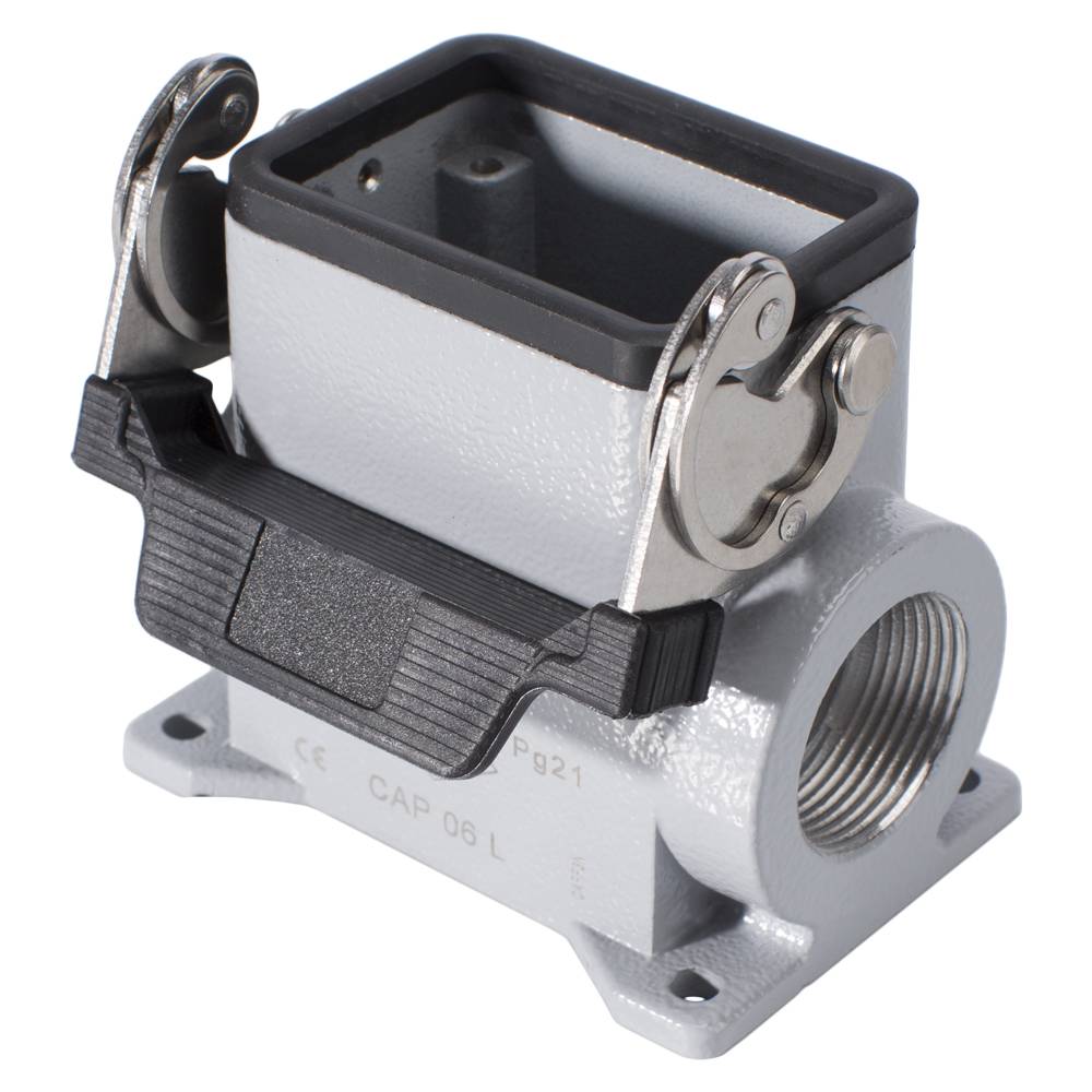 ILME Rechteck-MP 06, Metall-, Aufbaugehäuse hoch, 1 Bügel, grau