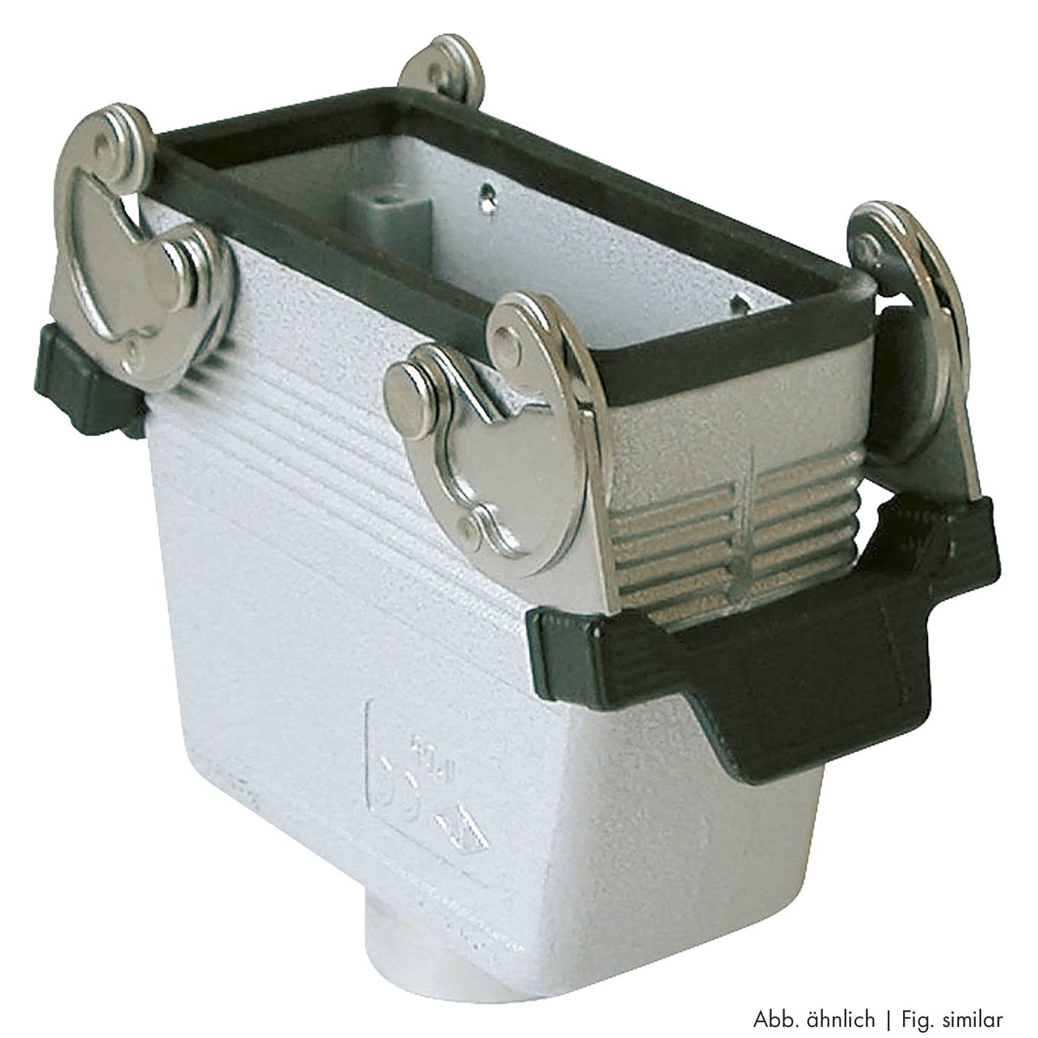 ILME Rechteck-MP 16, Metall-, Tüllengehäuse, 2 Bügel, grau
