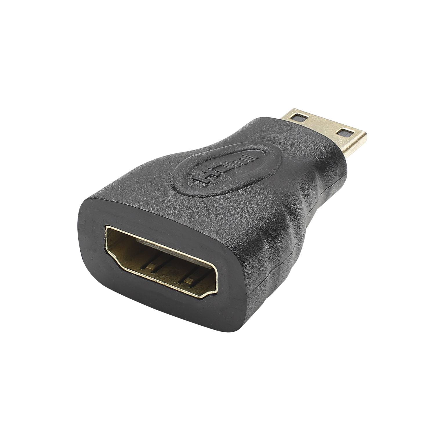Adapter | HDMI female/HDMI mini male gerade, schwarz