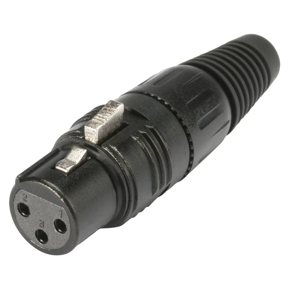HICON Adapter | DMX Terminator 120 O/XLR 3-pol female gerade, schwarz