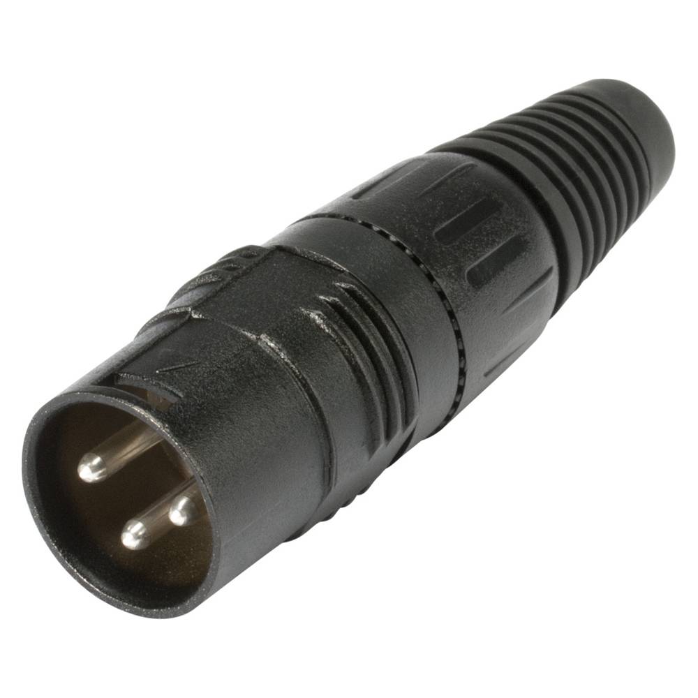 HICON Adapter | DMX Terminator 120 O/XLR 3-pol male gerade, schwarz