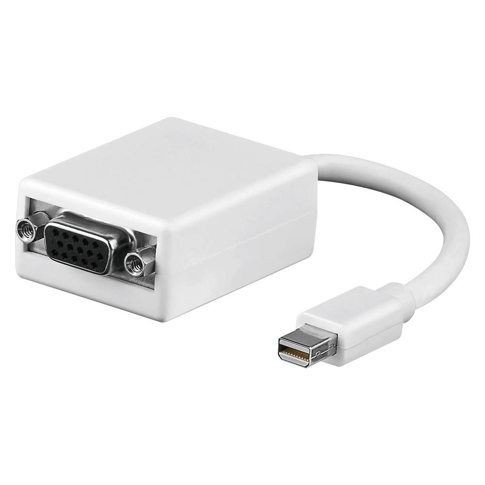 Adapterkabel | SUB-D15HD female/DisplayPort mini male gerade, weiß