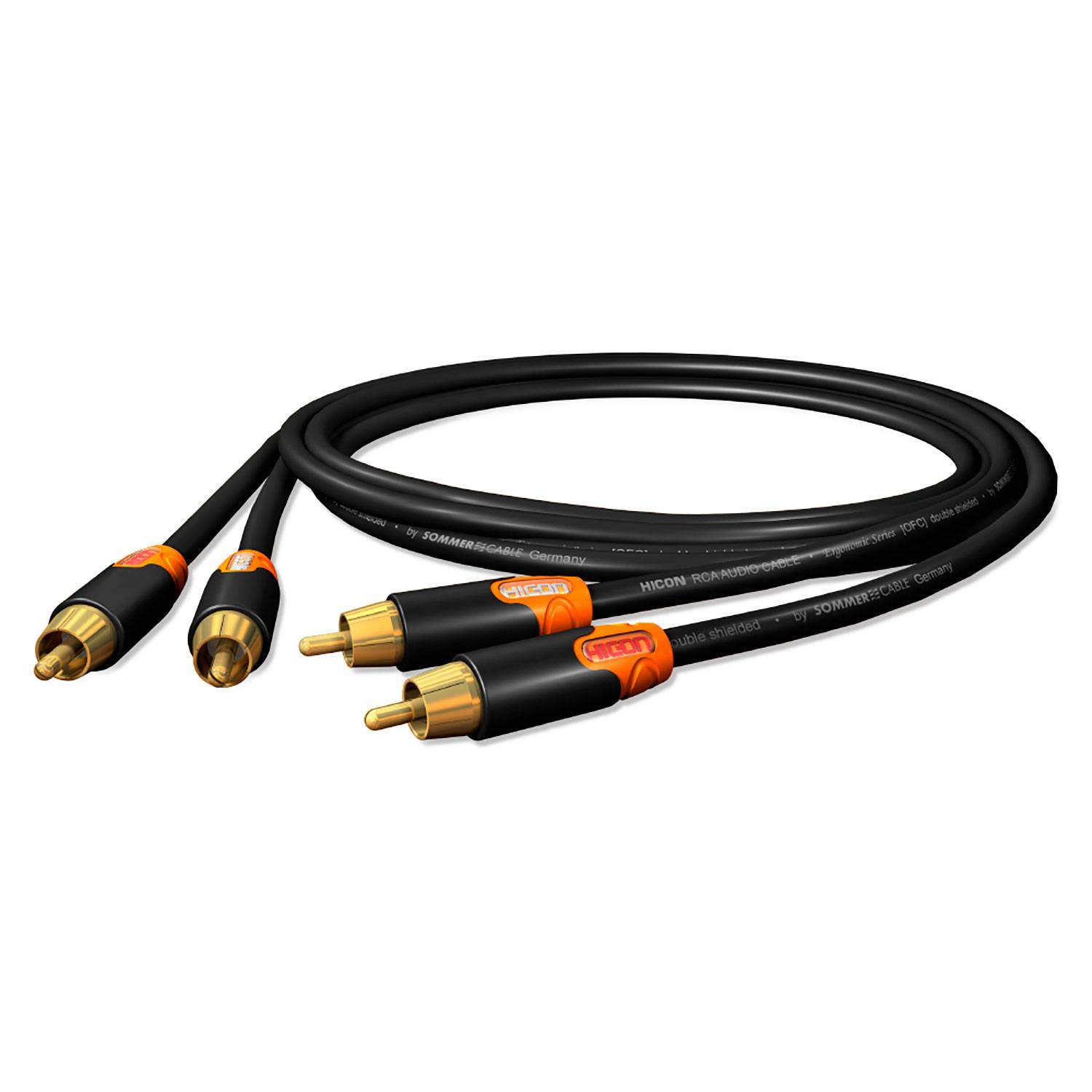 RCA-Cinchkabel RCA, 2 x | RCA-Cinch / RCA-Cinch, HICON