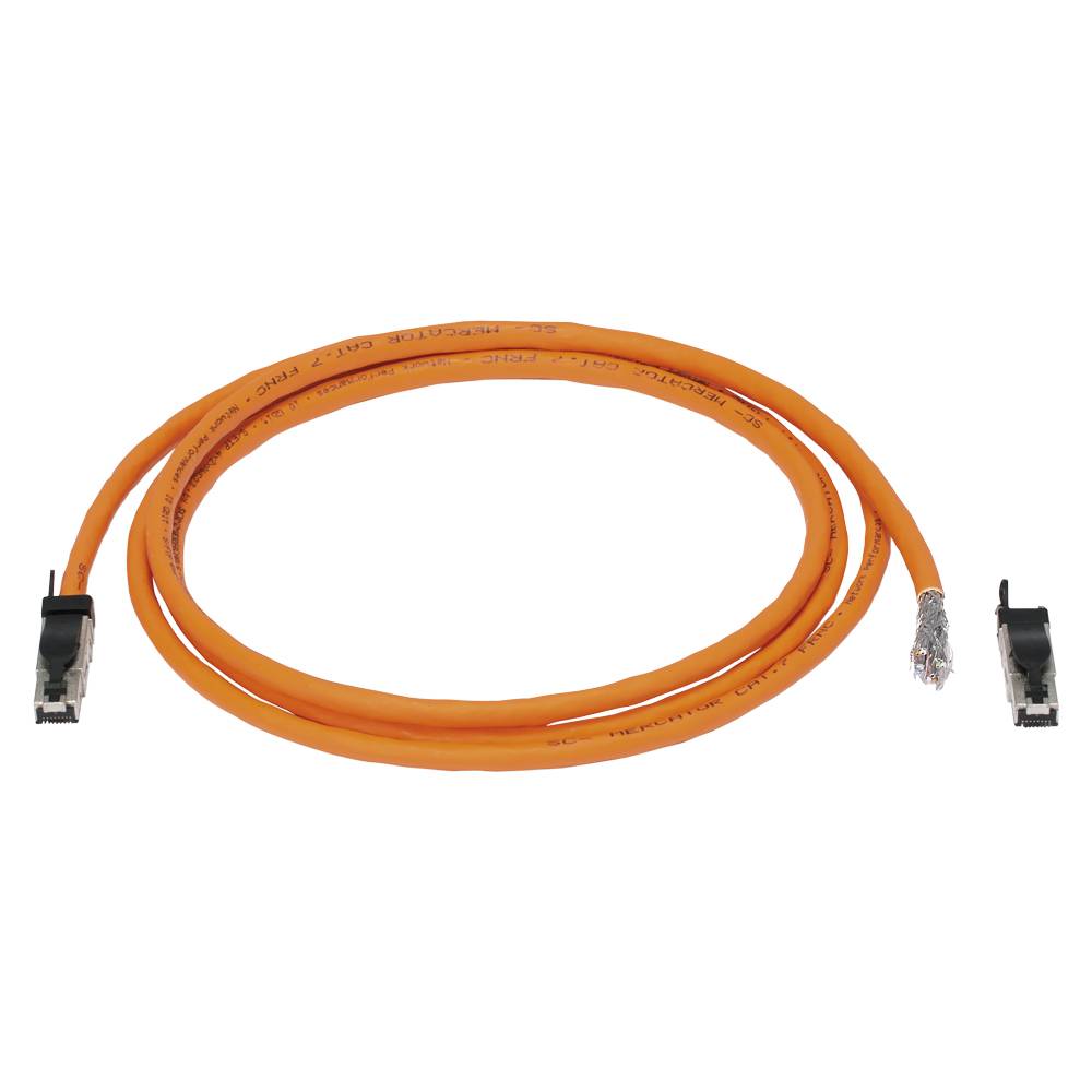 Netzwerkkabel SC-Mercator CAT.7, 8 x 0,56 mm² | RJ45 / offenes Ende (RJ45C6XL beigelegt)