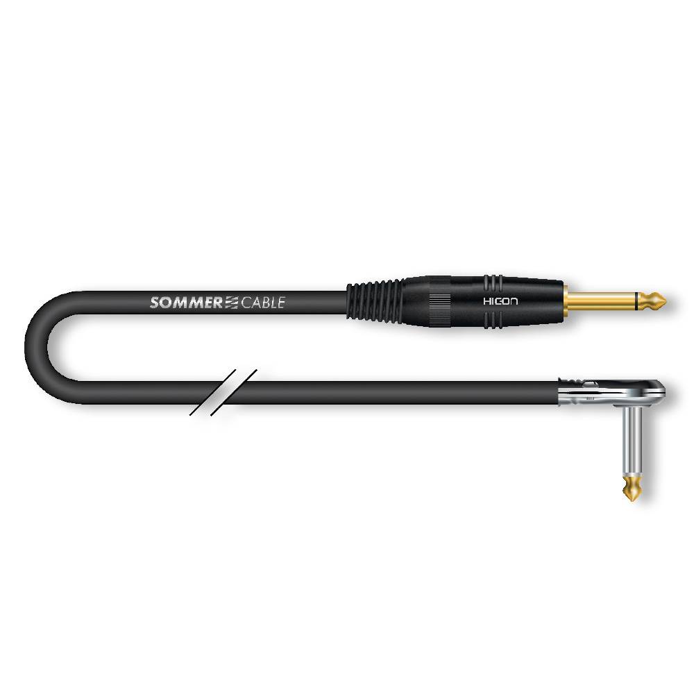 Instrumentenkabel SC-Spirit LLX, 1 x 0,38 mm² | Klinke / Klinke 90°