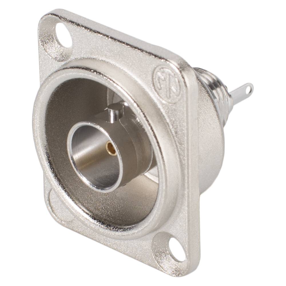 NEUTRIK® BNC HD-SDI Löttechnik-Einbaubuchse, Type D, nickel