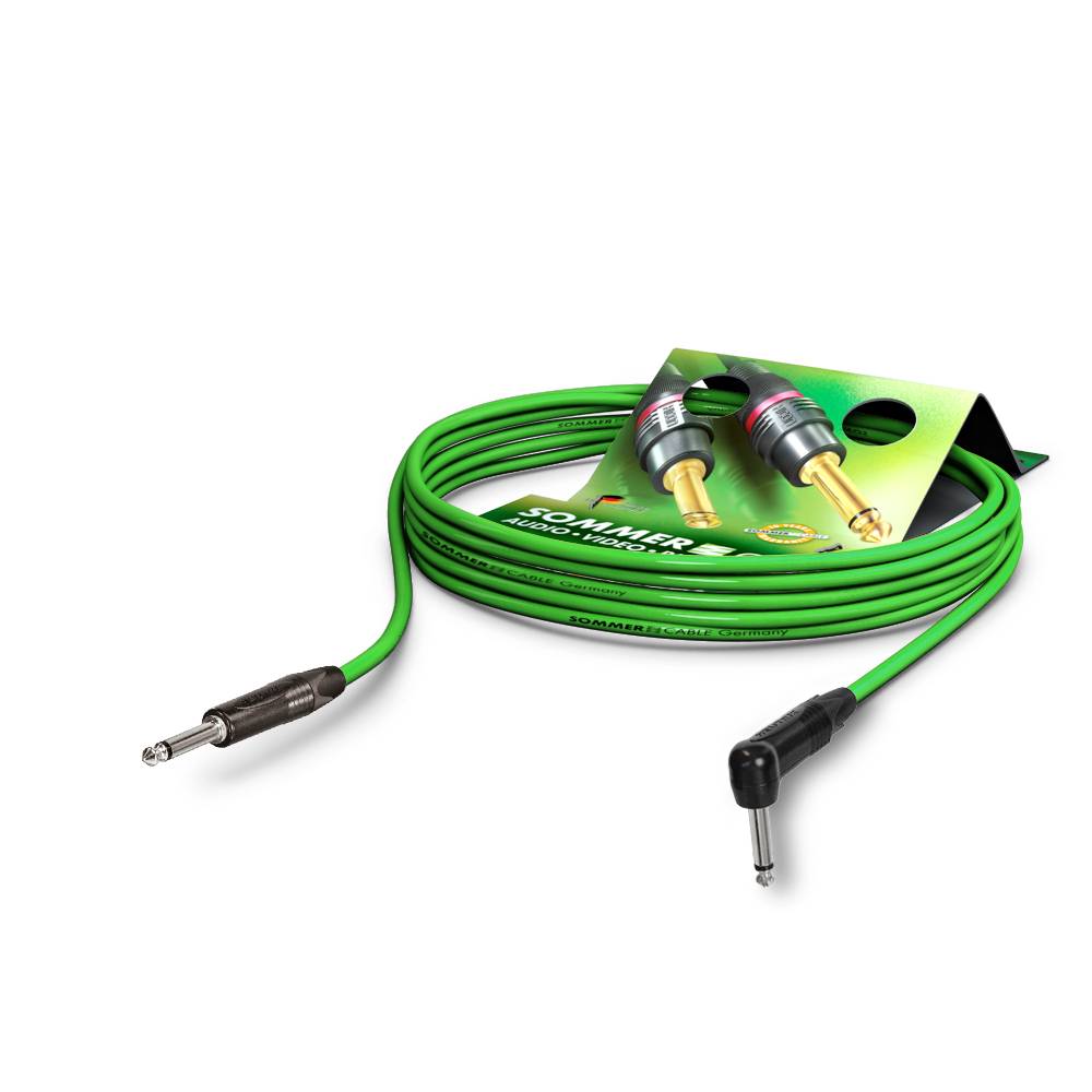 Instrumentenkabel, 1 x 0,22 mm² | Klinke / Klinke 90⁰, NEUTRIK®