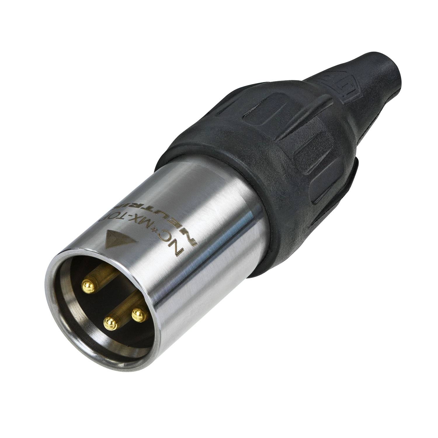 NEUTRIK® XLR, UL50E , 3-pol , Metall-, Löttechnik-Kabelstecker, vergoldete(r) Kontakt(e), gerade, nickel