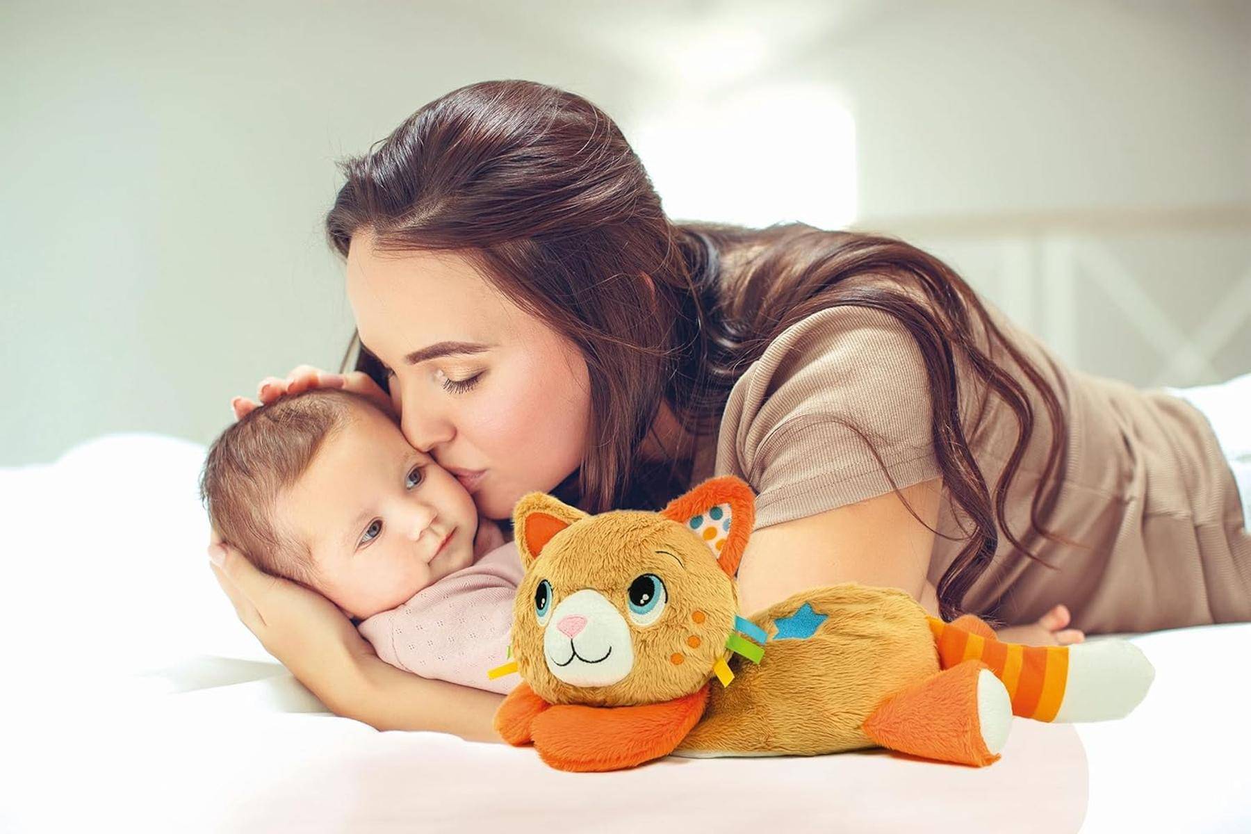 Clementoni Baby Kitty Schlaf- u. Kuschelkätzchen Plüsch- Kuscheltier 59402