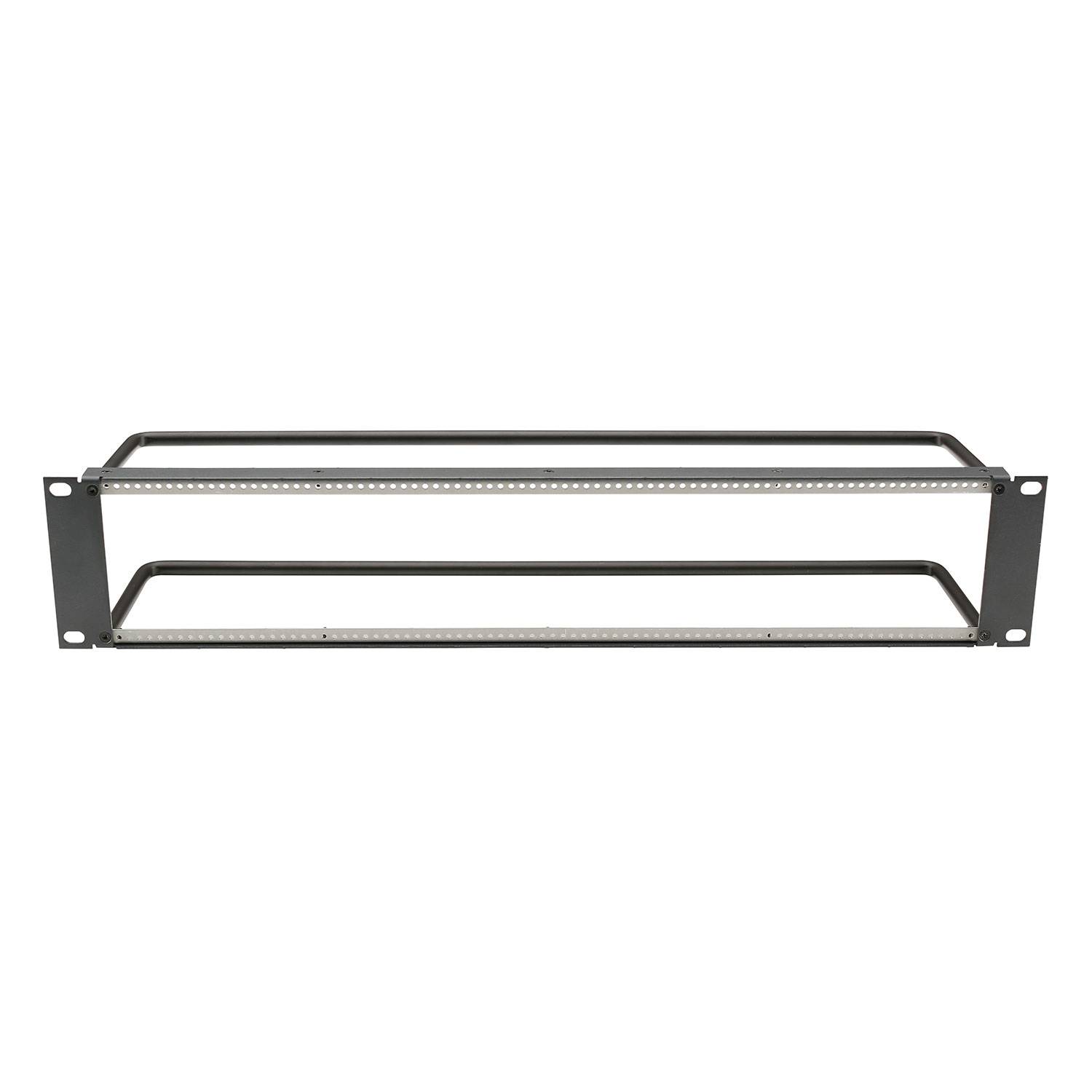 19" Panel 2HE zur Aufnahme von 12BE SYFB, 2 HE