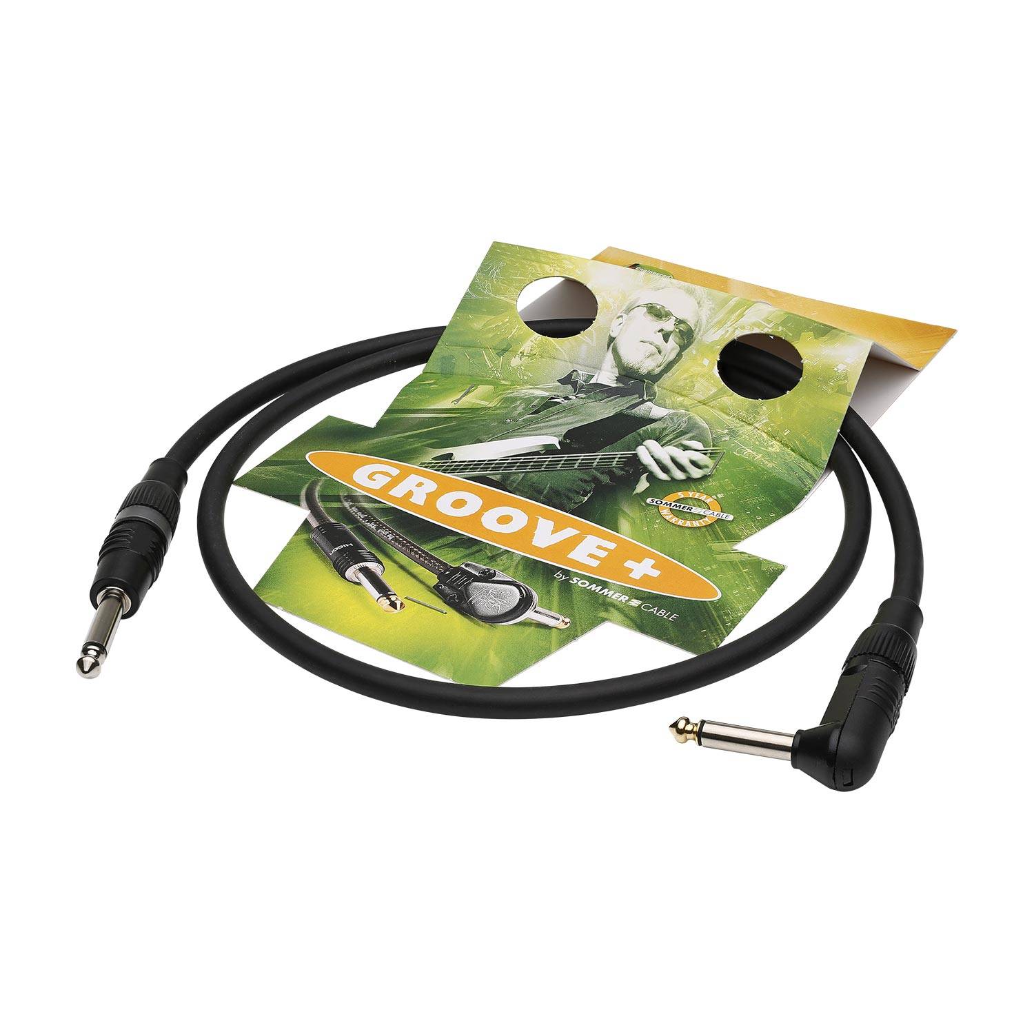 Instrumentenkabel SC-Silver Spirit, 1 x 0,22 mm² | Klinke / Klinke 90⁰, HICON