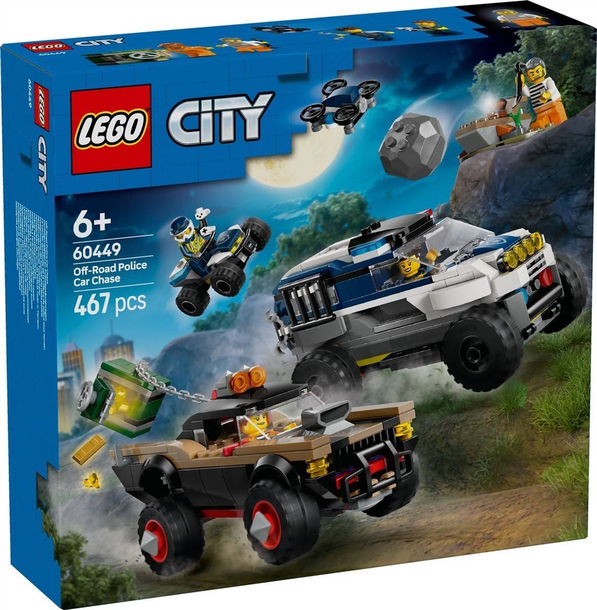 LEGO® City 60449 Verfolgungsjagd im Polizeigeländewagen