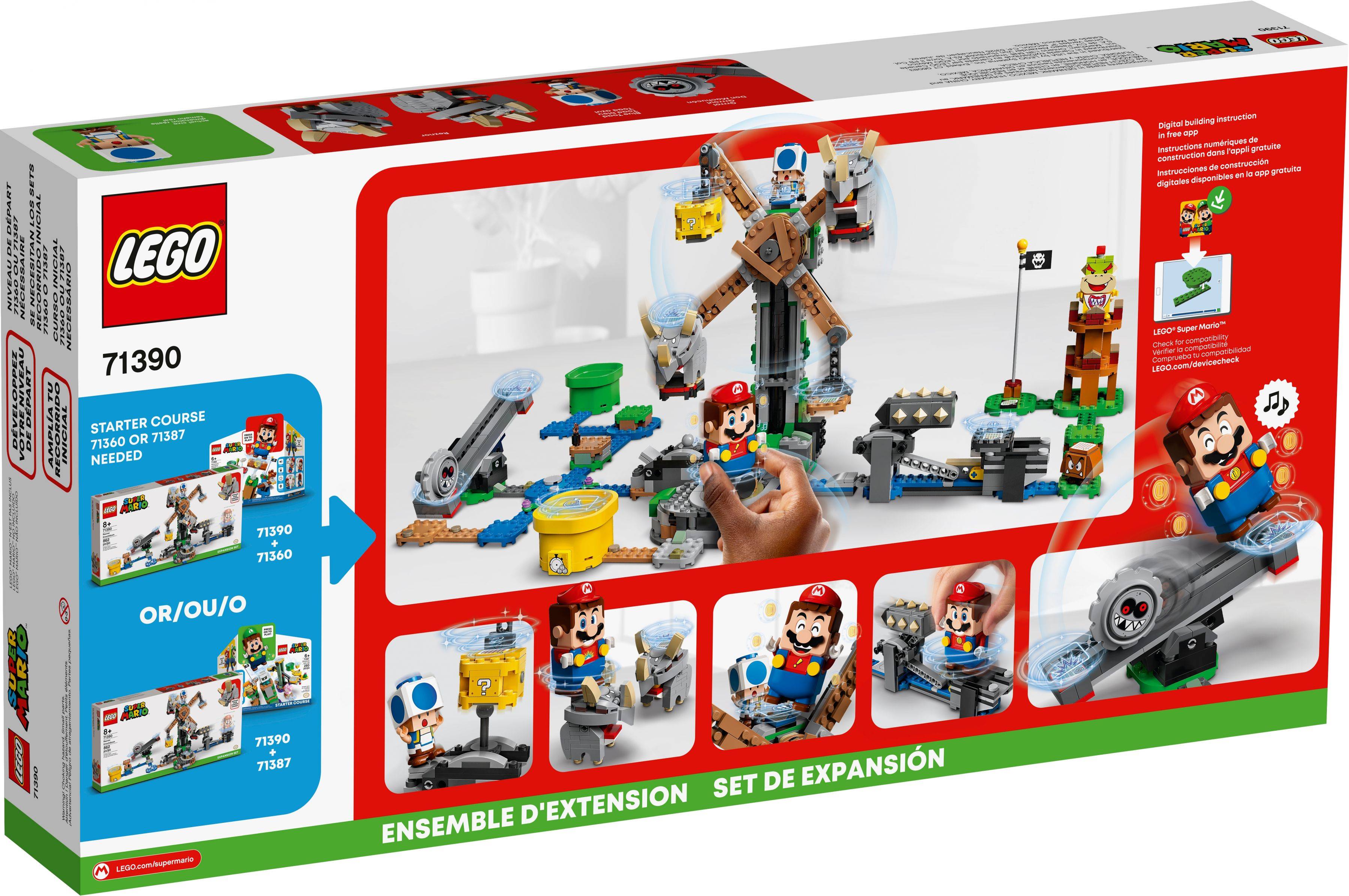 LEGO® Super Mario™ 71390 Reznors Absturz – Erweiterungsset