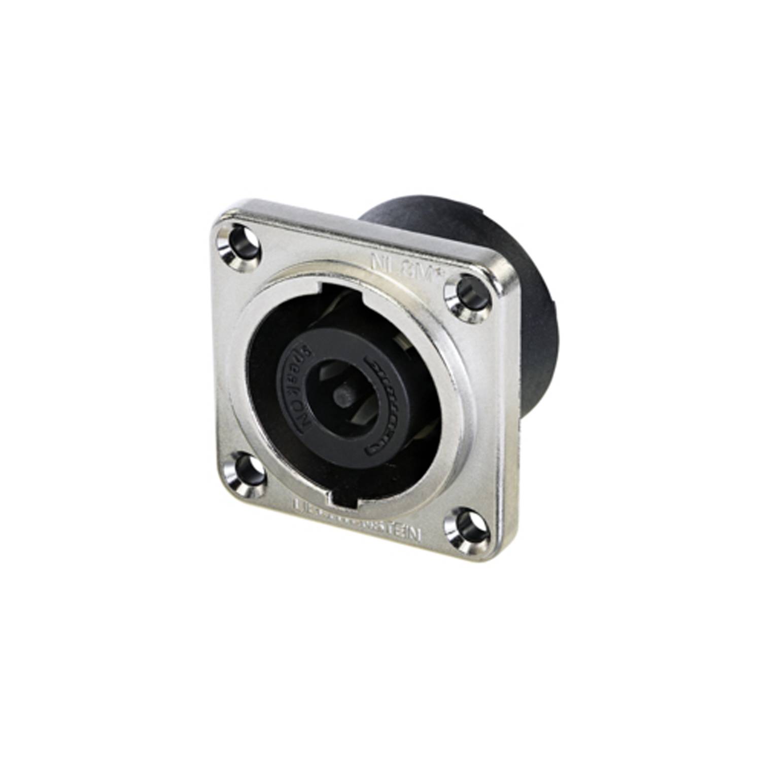 NEUTRIK® speakON®, 8-pol , Metall-, Löttechnik-Einbaustecker, versilberte(r) Kontakt(e), Type G, nickel