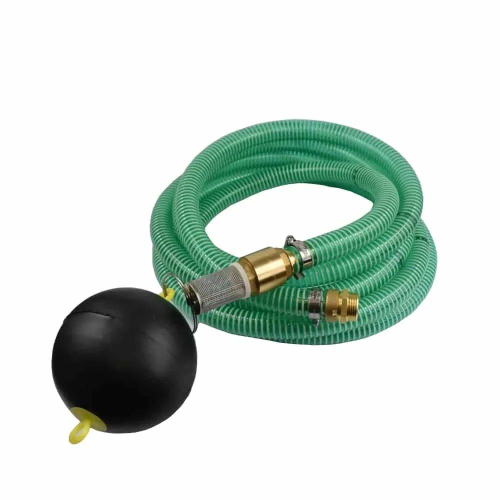 Saug Druckschlauch 1 Zoll Set 9m mit schwimmender Entnahme Fussventil Messing