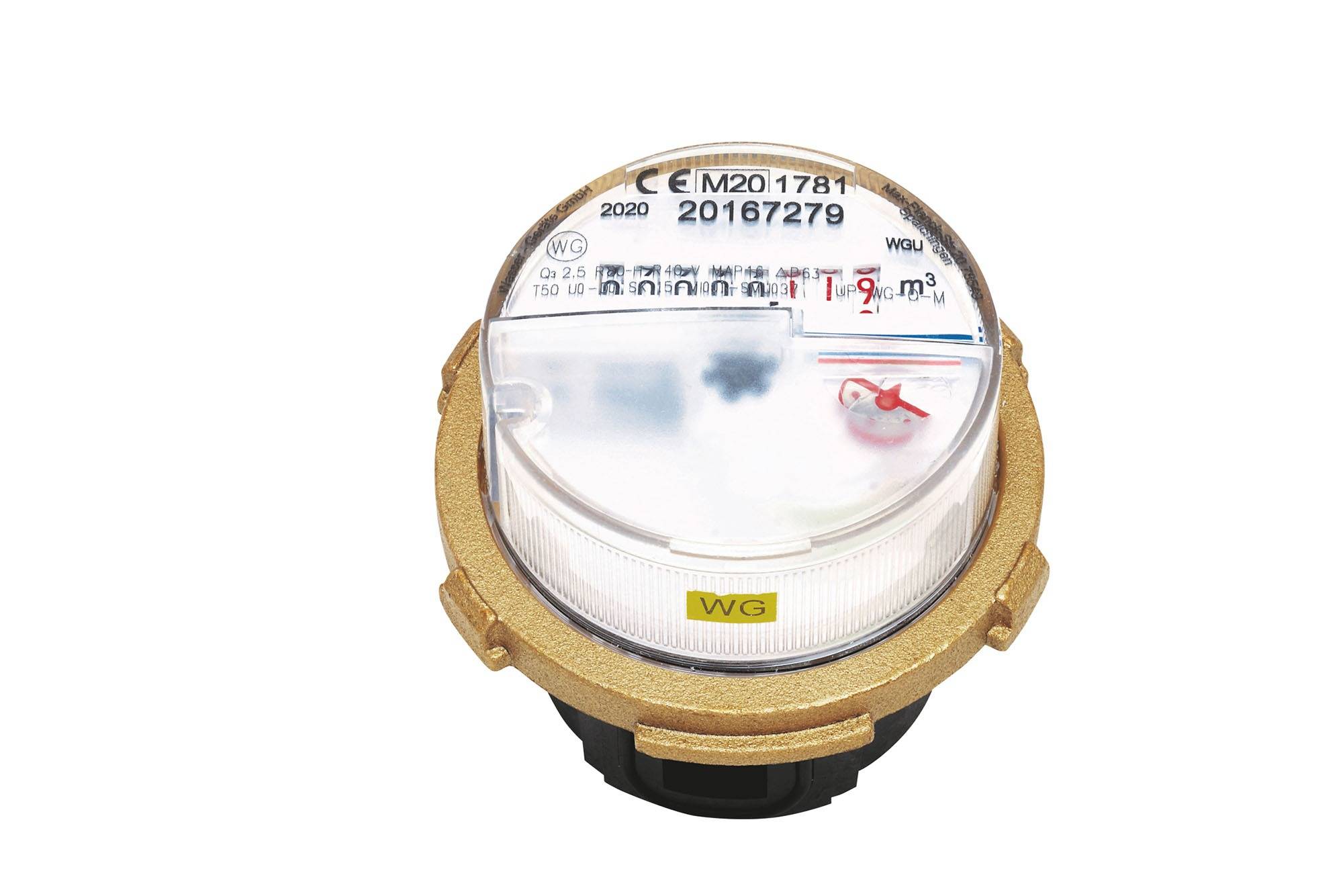 Wasserzähler Messkapsel Wassergeräte M66x1,25 MID Q3 2,5 Qn 1,5 inklusive Eichung