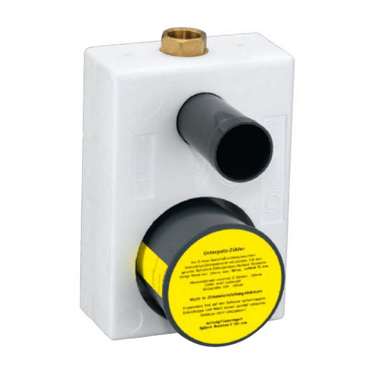 Montageblock-Mono Koax 2" für Wasserzähler mit Standard - Ventil