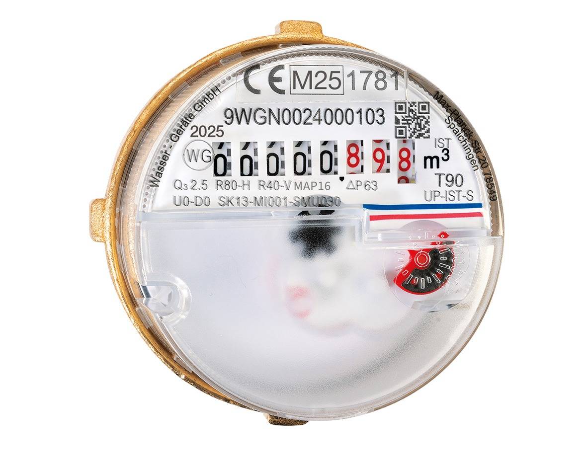 Wasserzähler Messkapsel Pollumuk G2x1/4" MID Q3 2,5 Qn 1,5 inklusive Eichung