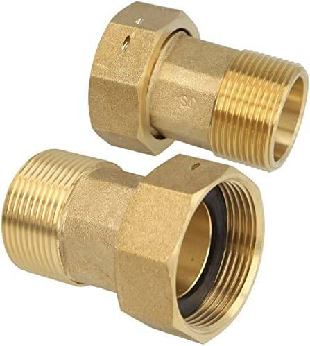 Wasserzähler Verschraubung 1 1/2" Messing