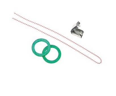 Wasserzähler Monatgezubehör 1/2" 3 mm 2 Dichtunge Selfflockplombe und Plombierdraht 25 cm