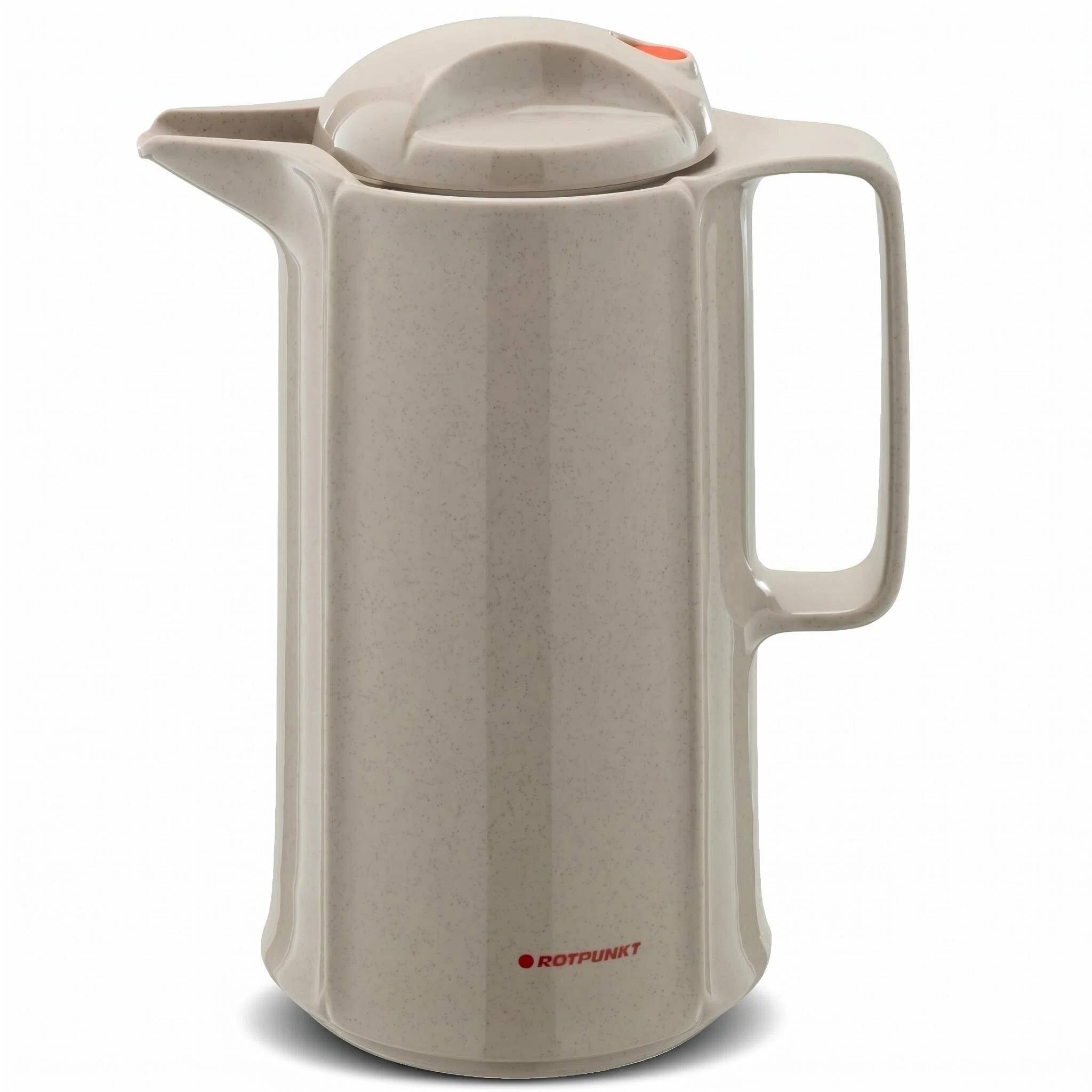 ROTPUNKT Isolierkanne 0.6L - Marlis 460 - Glaseinsatz - BPA-frei - Beige