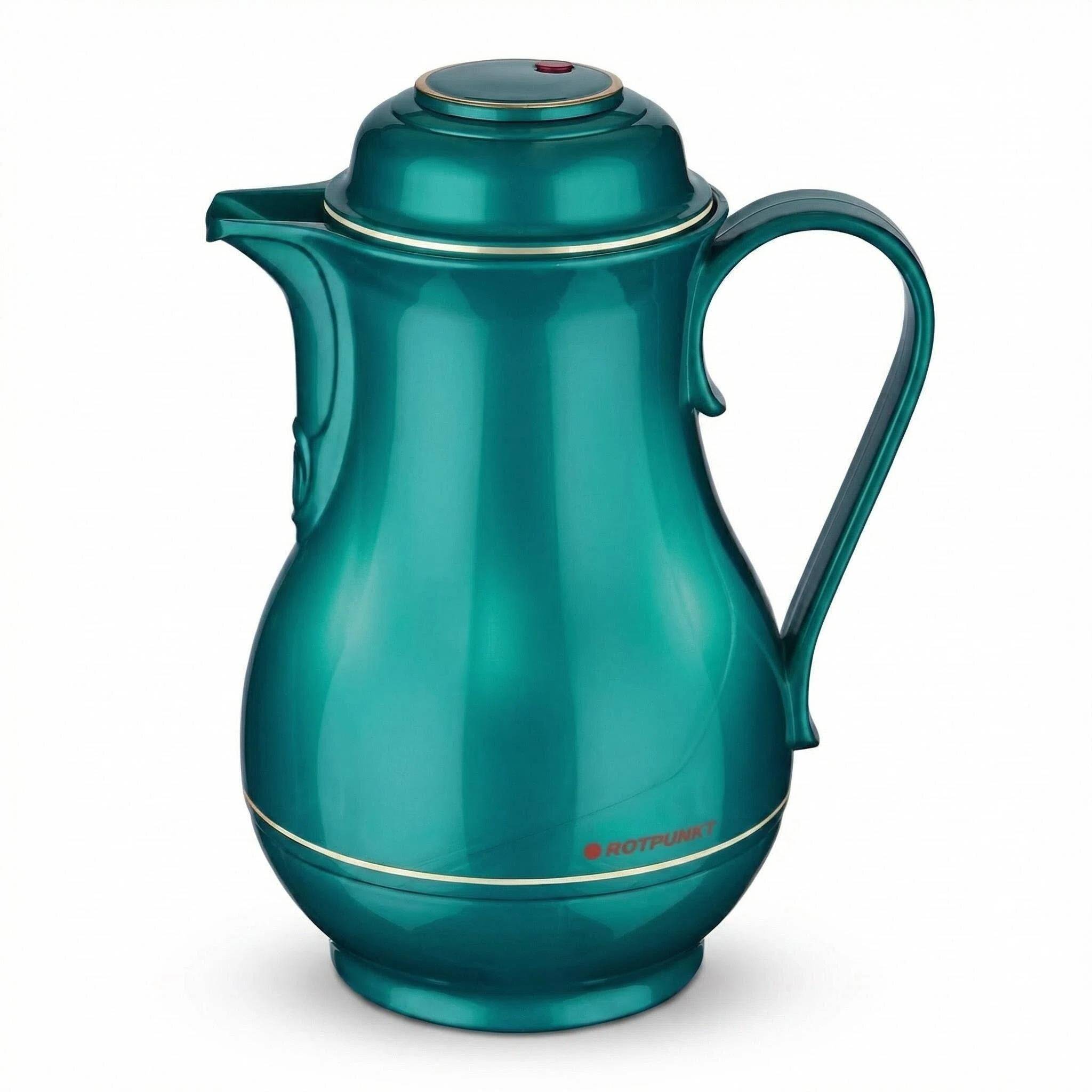 ROTPUNKT Isolierkanne 1.2L - 830 Christa - BPA-frei - Für Kaffee, Tee, Aufgüsse - Grün