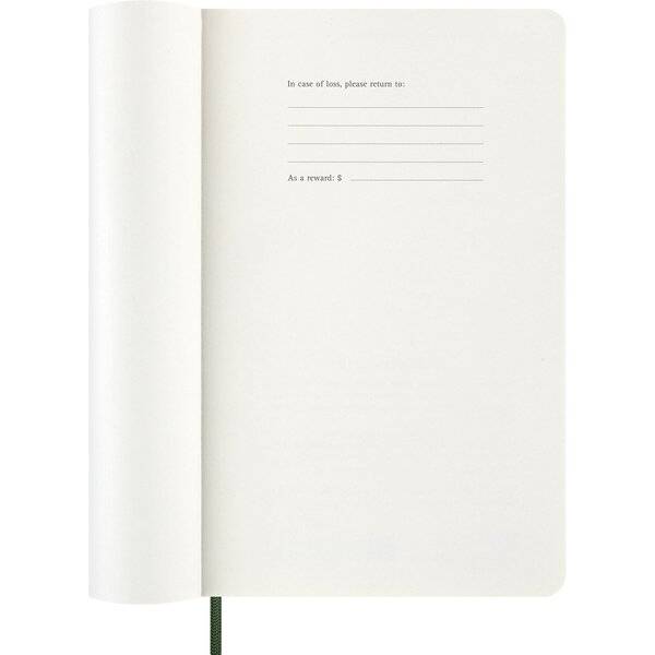 Wochenkalender 12 Monate Large A5 1 Woche/Seiten horizontal weicher Einband myrtengrün 2027