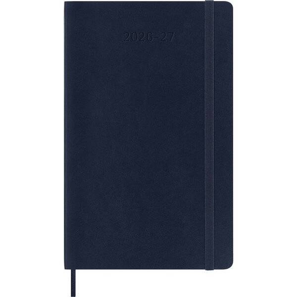 Wochenkalender 18 Monate Large A5 1 Woche/Seiten horizontal weicher Einband saphir 2026/2027