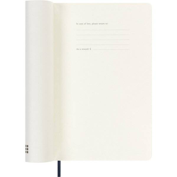 Wochenkalender 18 Monate Large A5 1 Woche/Seiten horizontal weicher Einband saphir 2026/2027