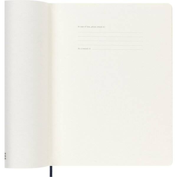 Wochenkalender 12 Monate XL 1 Woche/Seiten horizontal weicher Einband saphir 2027