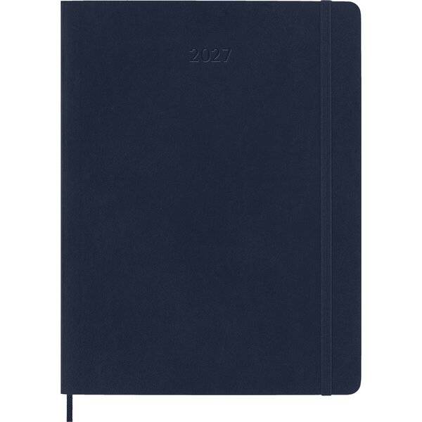 Wochenkalender 12 Monate XL 1 Woche/Seiten horizontal weicher Einband saphir 2027