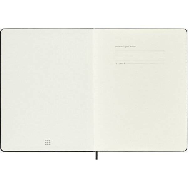 Wochenkalender 12 Monate XL 1 Woche/Seiten horizontal fester Einband schwarz 2027