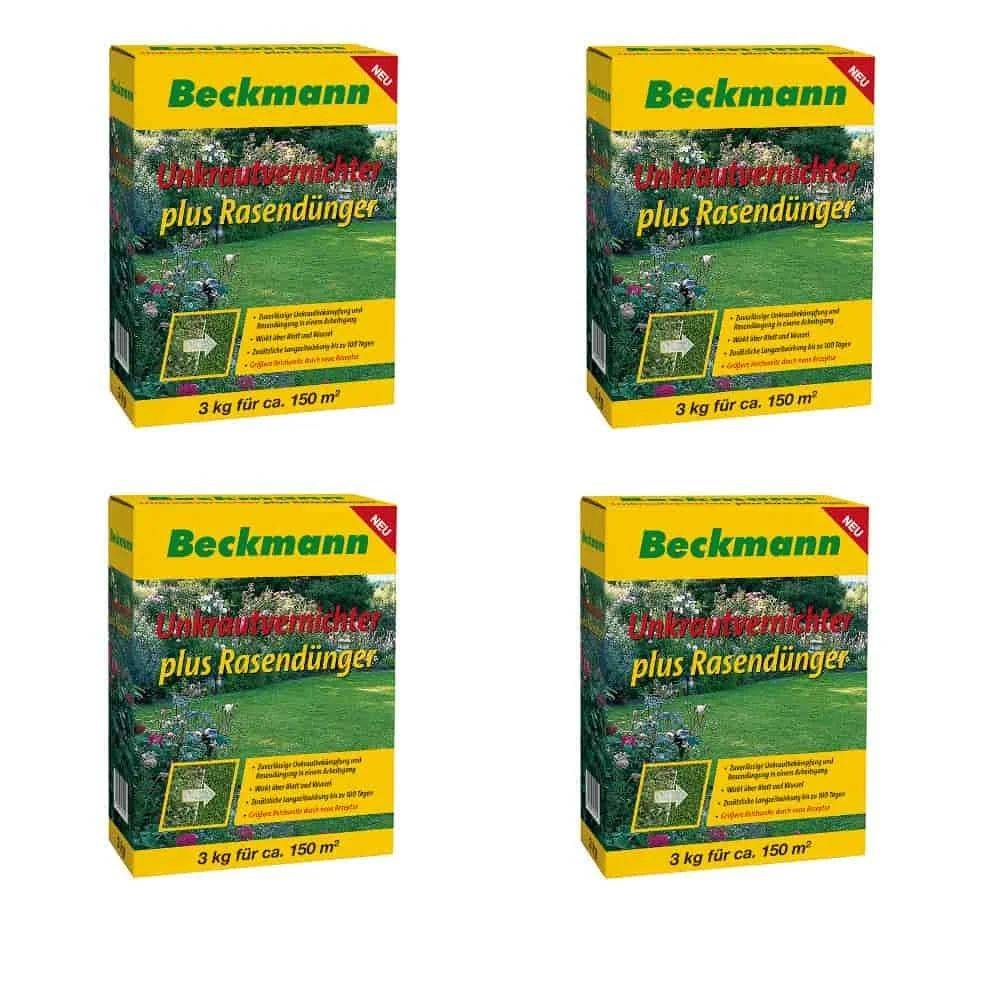 Rasendünger mit Unkrautvernichter 12kg Langzeitwirkung für 600m² Granulat
