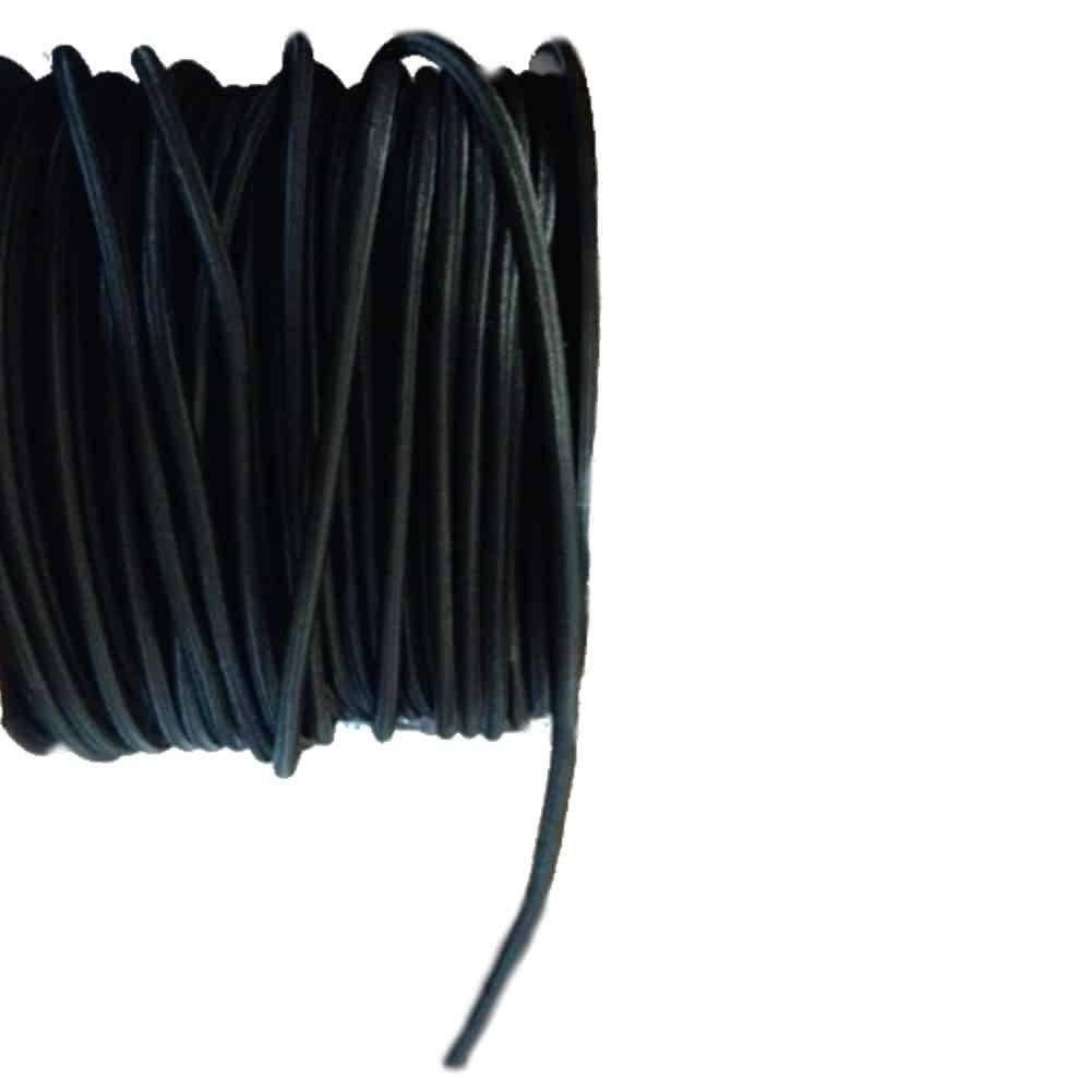 Expanderseil 6 mm schwarz 15 Meter Gummiseil mit PP Ummantelung
