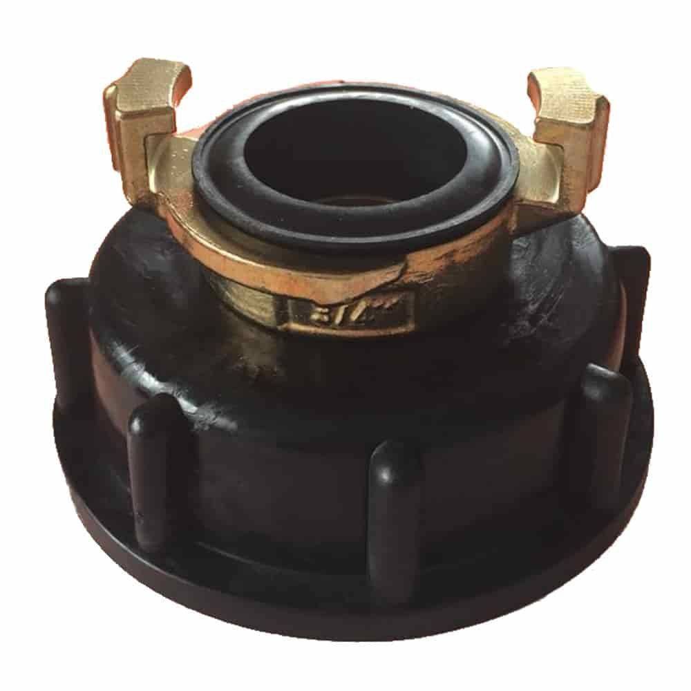 IBC Adapter S60 Container Adapter 3/4 Zoll Klauenkupplung Messing