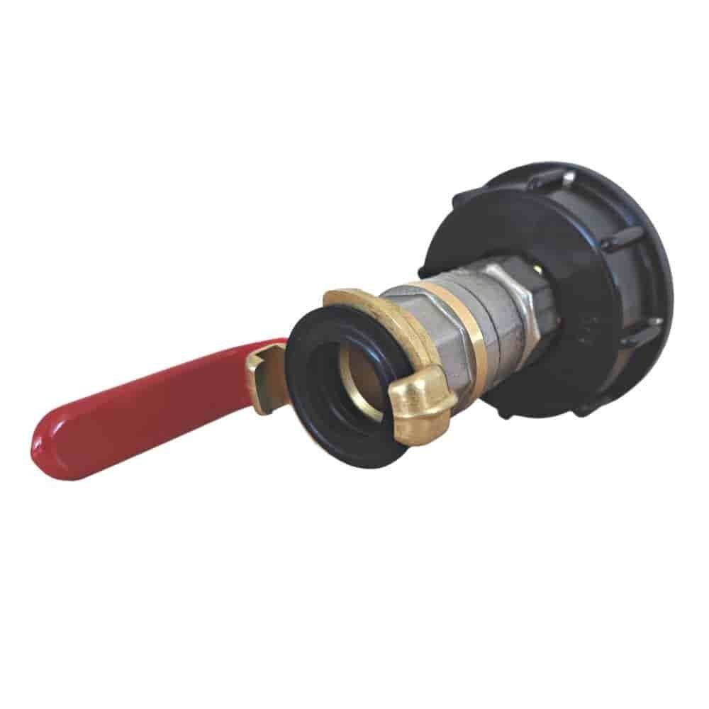 IBC Container Adapter Set S60 Kugelhahn 3/4 Zoll